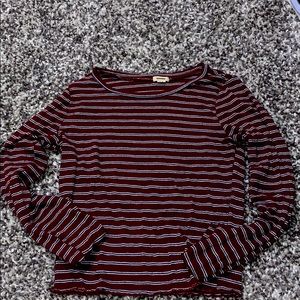Garage cropped long sleeve!!